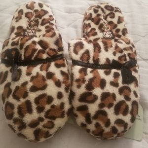 Betty boop  Cheetah print slippers